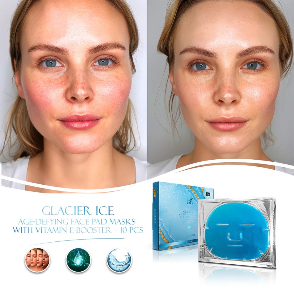 Glacier Ice Age-Defying Face Mask Vitamin E Single ONE Mask $300 MSRP - Picture 7 of 14